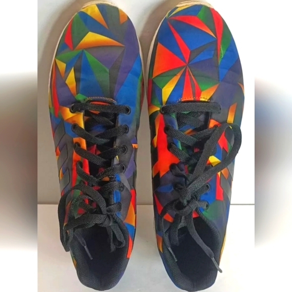Adidas ZX Flux Geometric  Sneakers/Trainers 👟 Size 10.5 - Picture 5 of 11